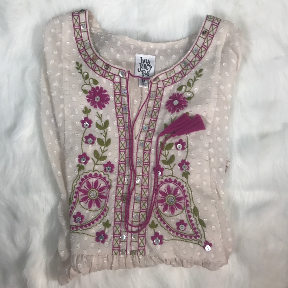 IVY JANE adorable boho shirt